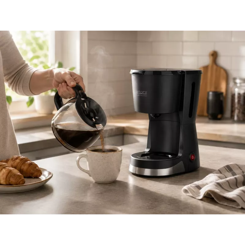 Brock CM 1501 SS Drip Coffee Maker 1.5L 915-1080W Black