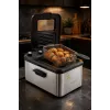 Brock DF 3001 SS Deep Fryer 3.2L 2200W Black/Steel