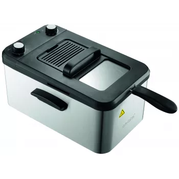 Brock DF 3001 SS Deep Fryer 3.2L 2200W Black/Steel