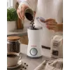 Brock ECP 105 Electric Turkish Coffee Maker, 300 ml, 800 W, Black & Stainless Steel, 4 Cups, Cordless with 360° Base