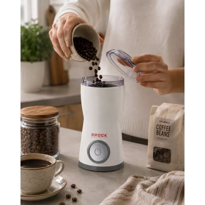 Brock ECP 105 Electric Turkish Coffee Maker, 300 ml, 800 W, Black & Stainless Steel, 4 Cups, Cordless with 360° Base