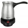 Brock ECP 105 Electric Turkish Coffee Maker, 300 ml, 800 W, Black & Stainless Steel, 4 Cups, Cordless with 360° Base