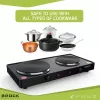 Brock EP 200 BK Electric Kettle - 1.7 L, 2200 W, Double-Wall Cool-Touch, Black