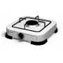 Brock GS 001 W Single Burner Gas Stove, 1.5 kW, Manual Ignition, Enamel Steel, White