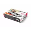 Brock GS 002 W Sandwich Maker, 750 W, Non-Stick Triangular Plates, White