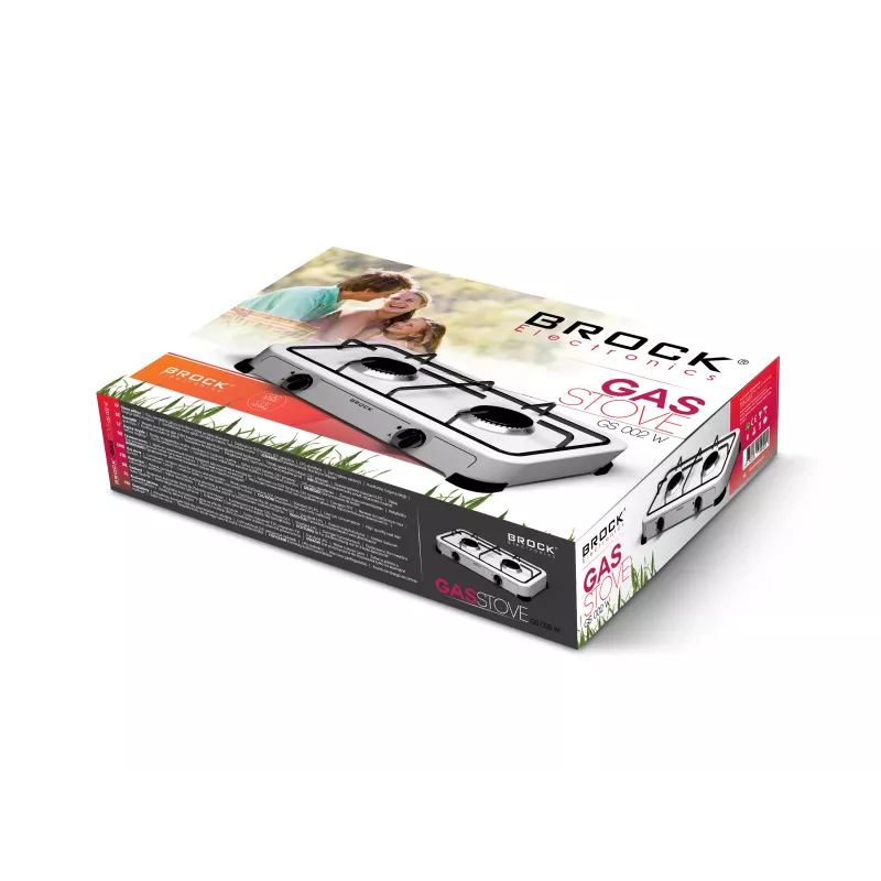 Brock GS 002 W Sandwich Maker, 750 W, Non-Stick Triangular Plates, White