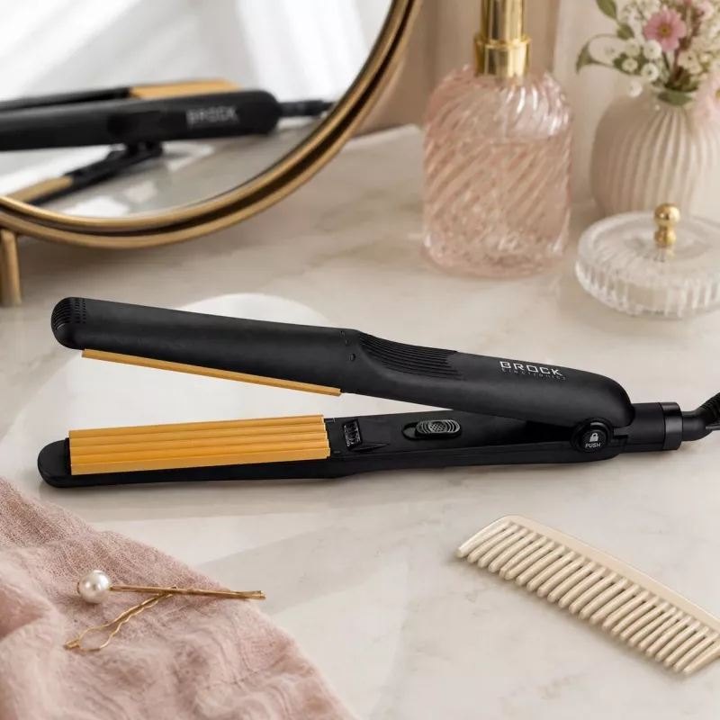 Brock HC 2001 BK Ceramic Hair Crimper 25W Black