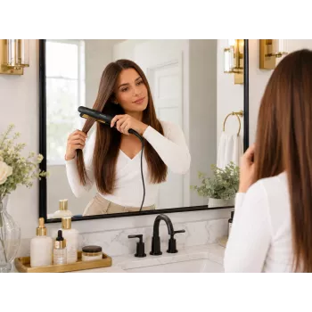 Brock HC 5001 BK Hair Straightener 60W, Black