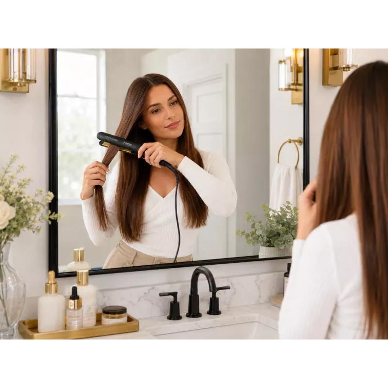 Brock HC 5001 BK Hair Straightener 60W, Black