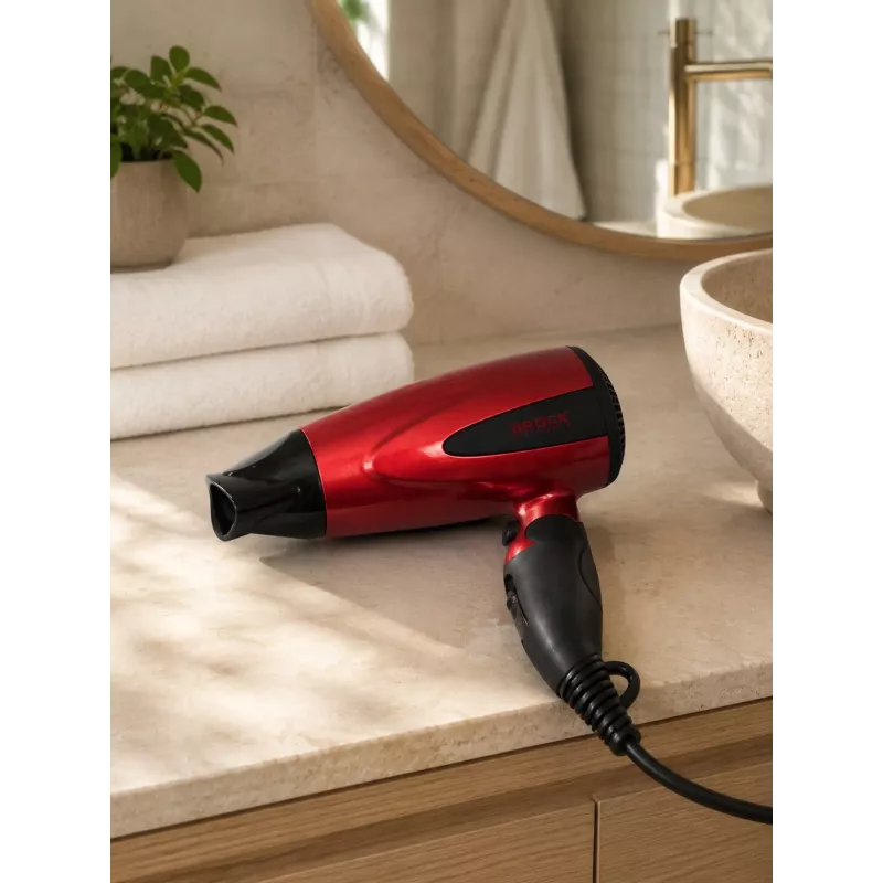 Brock HD 8501 RD Hair Dryer 1600W, Red
