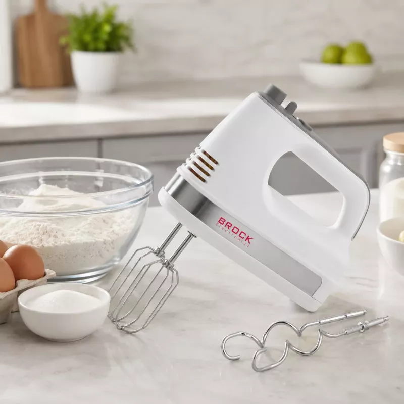 Brock HM 5003 WH Hand Mixer 300W, White