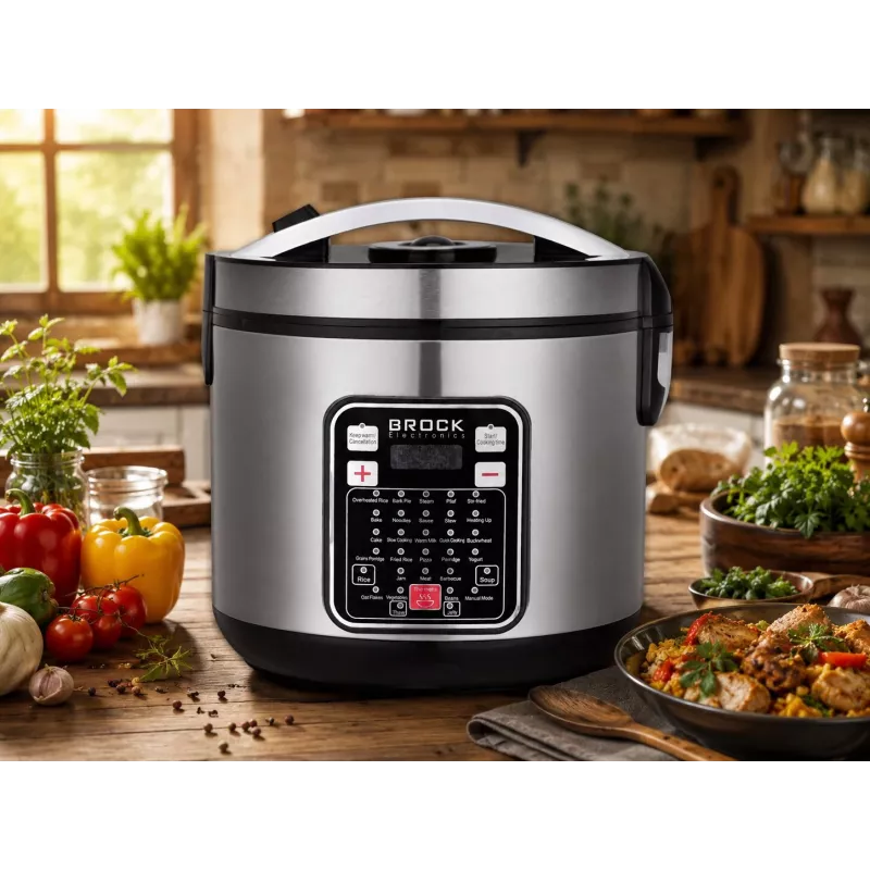 Brock MC 3203 Multicooker 5L 900W Black/Steel