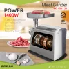 Brock MG 1601 SS Meat Grinder 1400W, Red/Steel