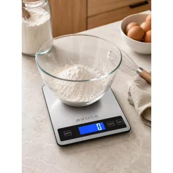 Brock SKS 1008 Large Size Digital Kitchen Scale With LED Display