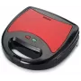 Brock SSM 2003 RD 3-in-1 Sandwich Maker, Waffle Maker and Grill, 750 W, Black/Red