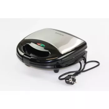 Brock SSM 2004 SS 3-in-1 Sandwich, Waffle & Nutlet Maker, 750W, Black/Steel