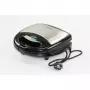 Brock SSM 2004 SS 3-in-1 Sandwich, Waffle & Nutlet Maker, 750W, Black/Steel