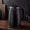 Brock WK 0618 BK Electric Kettle with Double Walls 1.8L 1500W, Black