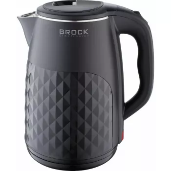 Brock WK 0618 BK Electric Kettle with Double Walls 1.8L 1500W, Black