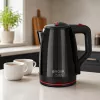 Brock WK 5518 BK Electric Kettle 2.0L 1500W Black with 360° Cordless Base