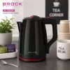 Brock WK 5518 BK Electric Kettle 2.0L 1500W Black with 360° Cordless Base