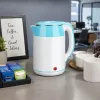 Brock WK 5521 WH Electric Kettle 1.8L 1500W White/Blue with 360° Base