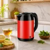 Brock WK 5522 RD Electric Kettle 1.8L 1500W Black/Red with 360° Base