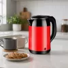 Brock WK 5522 RD Electric Kettle 1.8L 1500W Black/Red with 360° Base