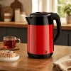 Brock WK 5522 RD Electric Kettle 1.8L 1500W Black/Red with 360° Base