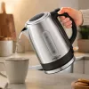 Brock WK 9903 SS Electric Kettle 1.7L 2200W Black/Stainless Steel with 360° Base