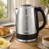 Brock WK 9903 SS Electric Kettle 1.7L 2200W Black/Stainless Steel with 360° Base