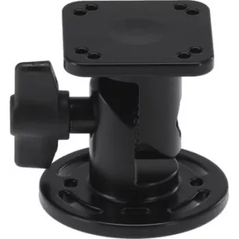 Brodit Pedestal Mount with Wing Nut, AMPS Pattern, Screw-In Base, Black