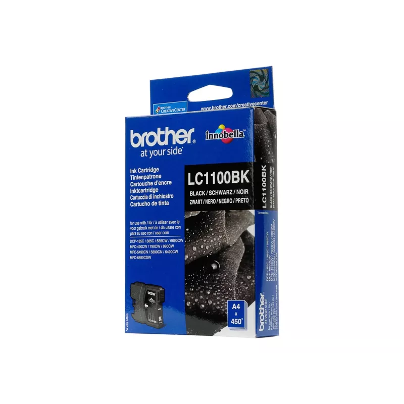 Brother LC1100BK Original Black Ink Cartridge (300 Pages)