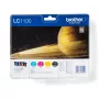 Brother Original Ink Cartridge Set LC-1100VALBP (Cyan, Magenta, Yellow, Black)