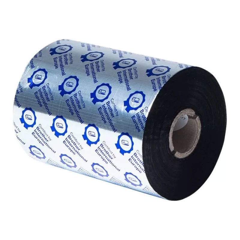Brother Premium Black 110 mm x 600 m Ribbon (Pack of 6)