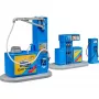 BRUDER bworld Gas Station with Car Wash Playset (1:16 Scale)
