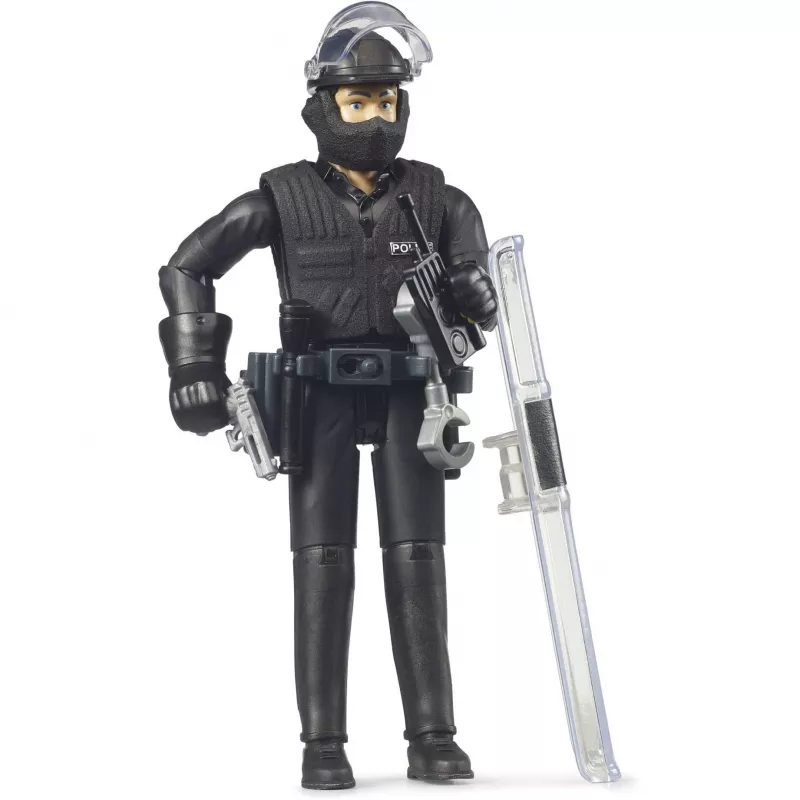 BRUDER bworld Police Special Forces Action Figure