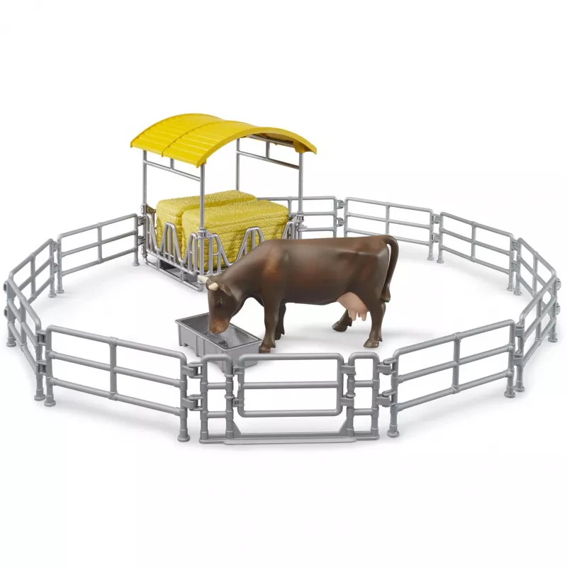 BRUDER Hay Rack with Fences and Trough - Bworld 1:16 Farm Playset