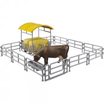 BRUDER Hay Rack with Fences and Trough - Bworld 1:16 Farm Playset