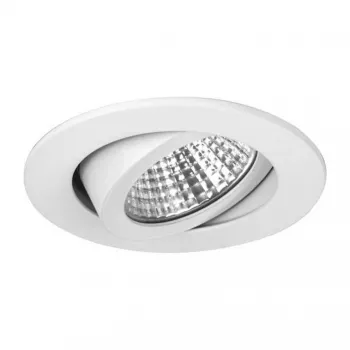 Brumberg 12353073 DAMITA Round LED Ceiling Spotlight 6W 3000K White IP65 Swivel