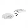 Brumberg 39373073 BB13 Recessed LED Spotlight Set Round White 6W 3000K Phase Dimmable Swivel