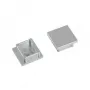 Brumberg 53039260 End Cap Set for QUALITYFLEX LED Profiles, Silver, Plastic