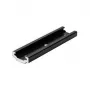 BRUMBERG 87116080 Longitudinal Connector for 3-Phase Track System, Black
