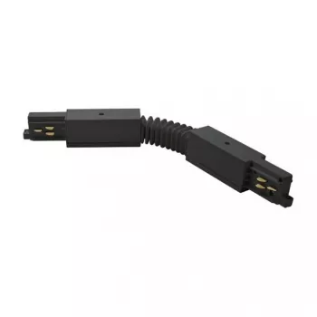 Brumberg 87131080 Flexible 3-Phase Track Connector, Black