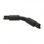 Brumberg 87131080 Flexible 3-Phase Track Connector, Black