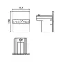 Brumberg 87132080 End Piece 3-Phase Track ONETRACK DALI / Switchable, Black