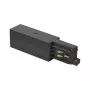 Brumberg 87166080 DALI End Feed Unit for ONETRAC 3-Phase Track, Right Protective Conductor, Black