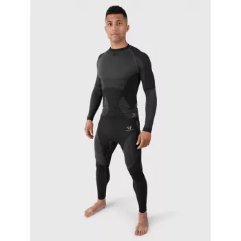 Brunotti Grenoble Men's Thermal Base Layer Pants – Black, Size M