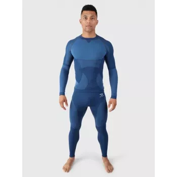 Brunotti Grenoble Men's Thermal Pants XXL Dark Blue – Insulating, Quick-Dry Base Layer