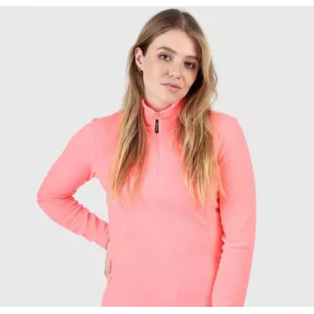 Brunotti Mini-R Women's Microfleece Half-Zip Pullover Coral M